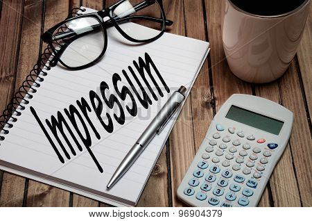 Impressum Word
