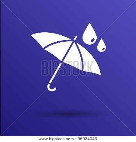 waterproof icon water proof vector symbol umbrella