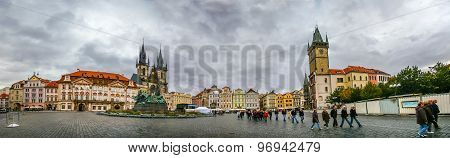 View On Staromestke Namesti In Prague