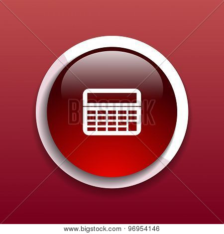 Vector Calculator Icon isolated displa, mathematics