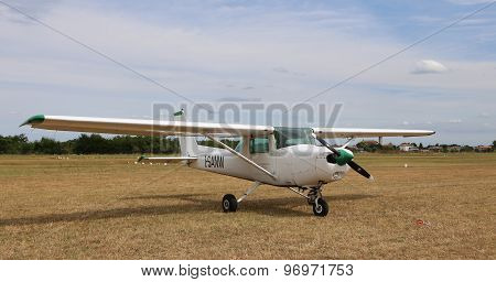 Thiene, Vicenza - Italy. 26Th July, 2015:light Aircraft In The Italian Airport