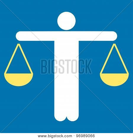 Lawyer icon from Business Bicolor Set