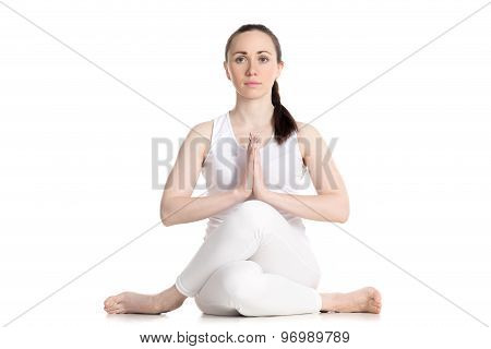 Cow Face Yoga Pose