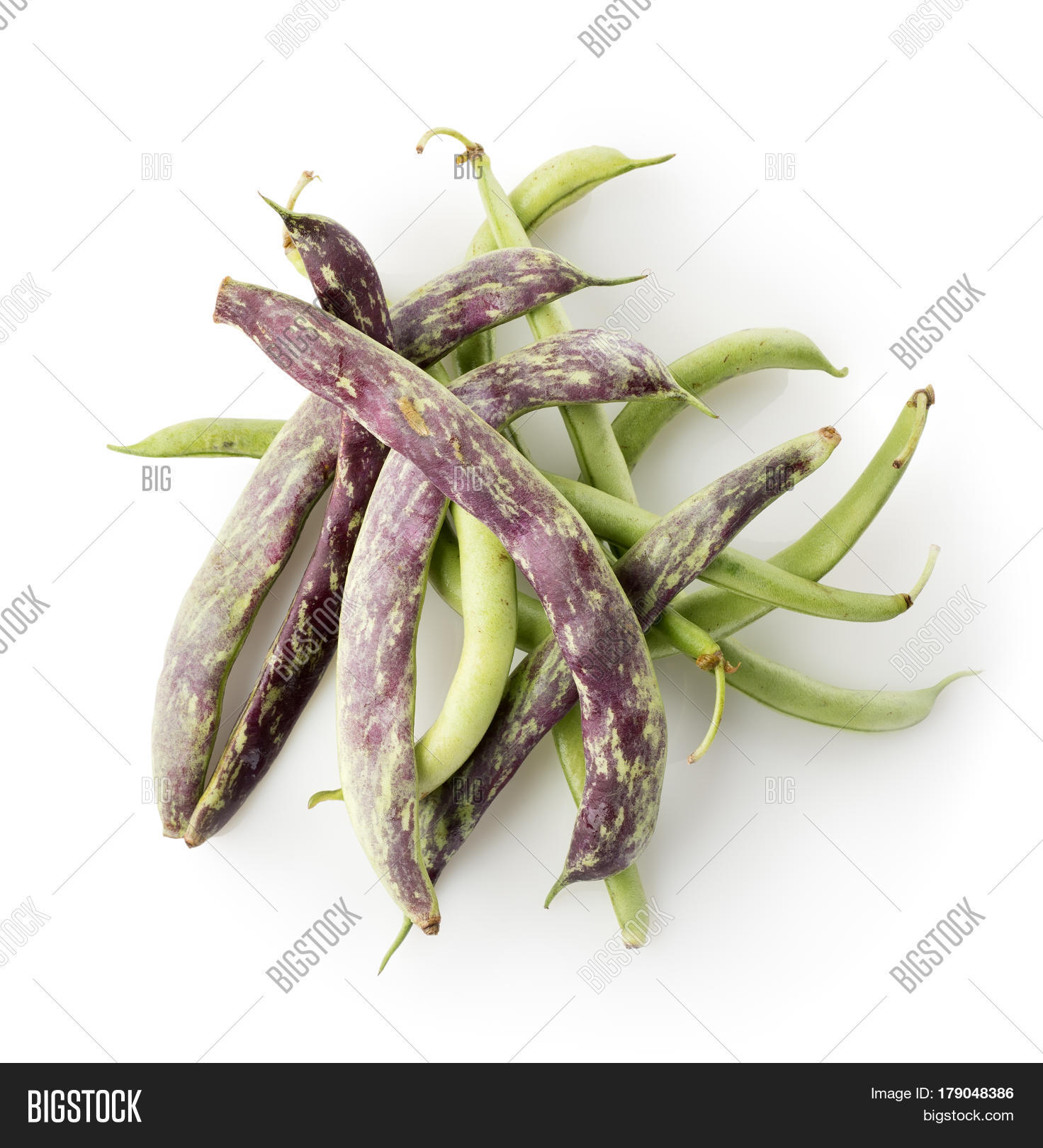 Bean Pods Isolated On Image & Photo (Free Trial) Bigstock