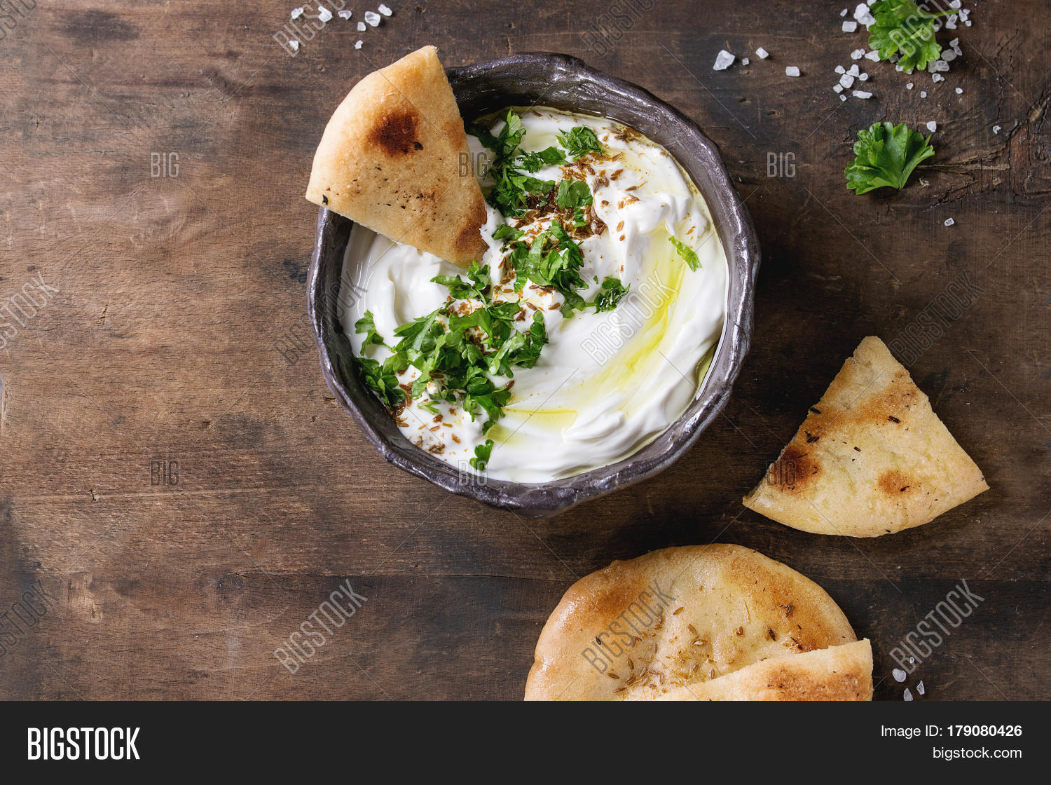 Labneh Middle Eastern Image & Photo (Free Trial) Bigstock