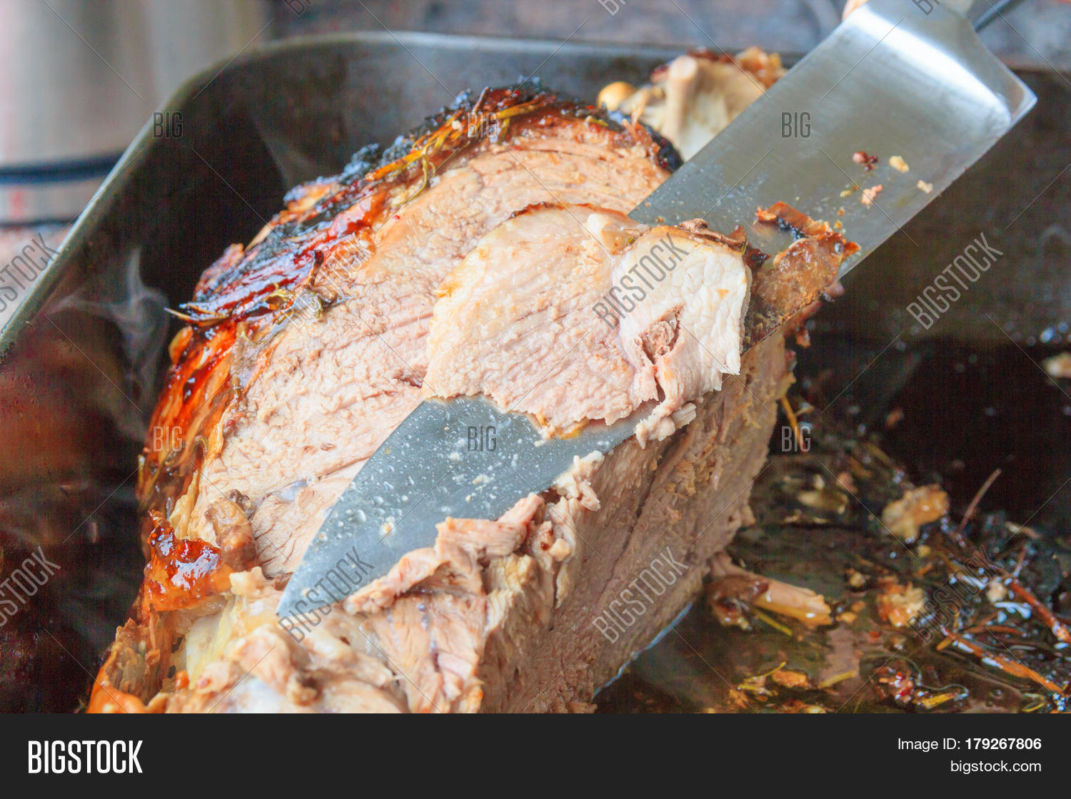 Roast Lamb Lamb Oven Image & Photo (Free Trial) Bigstock