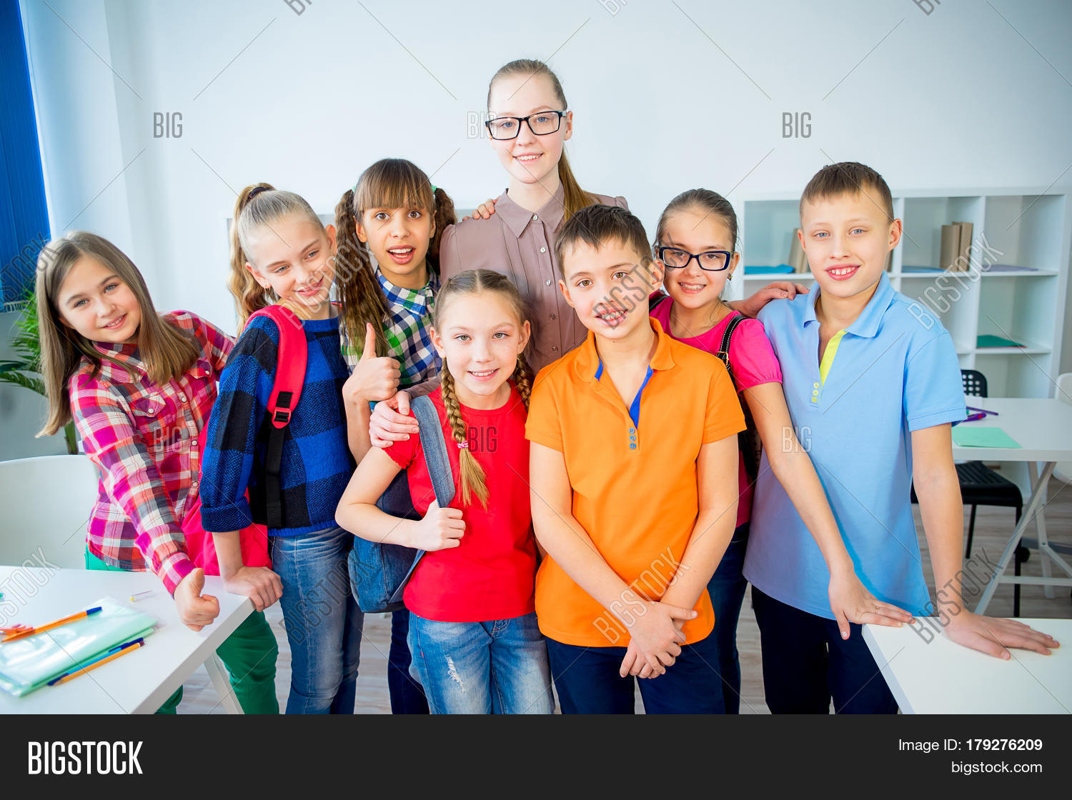 Students Their Teacher Image & Photo (Free Trial) Bigstock