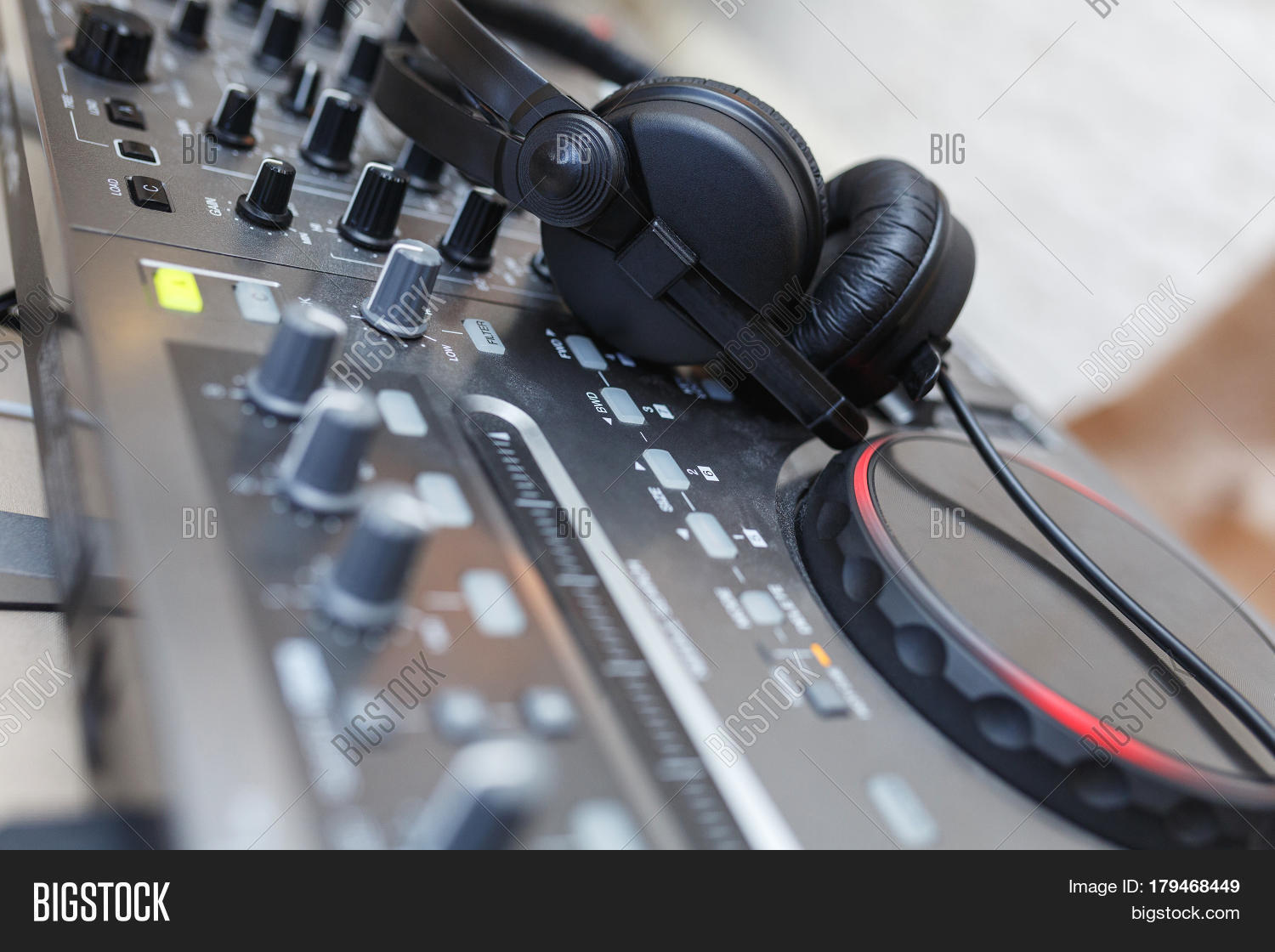 DJ Mixer Headphones. Image & Photo (Free Trial) Bigstock