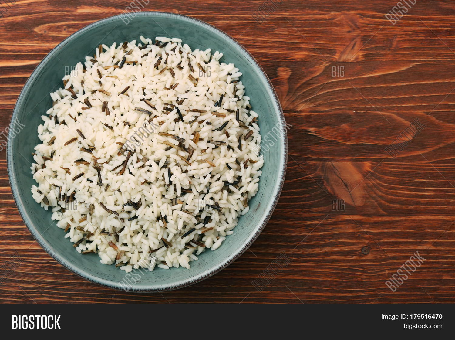 Bowl Mixed Wild Rice Image & Photo (Free Trial) Bigstock