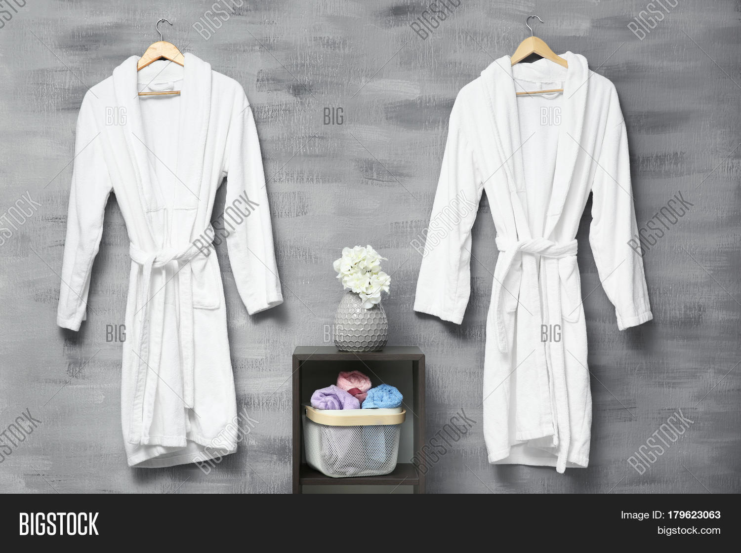 Bathrobes Hanging On Image & Photo (Free Trial) Bigstock