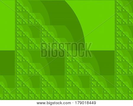 Yellow Green Fractal Background