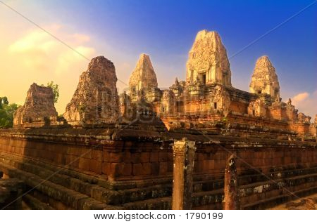 Templo de Preah Rup en la provincia de Siem Reap