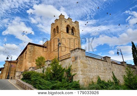 Aranda de Duero is the capital of the Ribera del Duero wine region. Church of Saint Jonh, San Juan