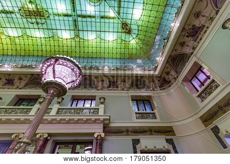 In The Restaurant Of The Hotel Metropol Moscow, Russia
