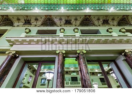 In The Restaurant Of The Hotel Metropol Moscow, Russia
