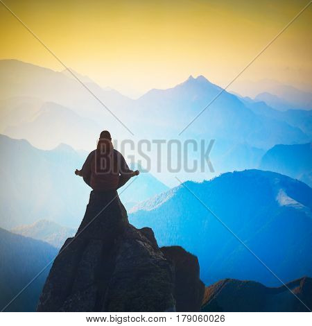 Meditation In A High Peaks Valley