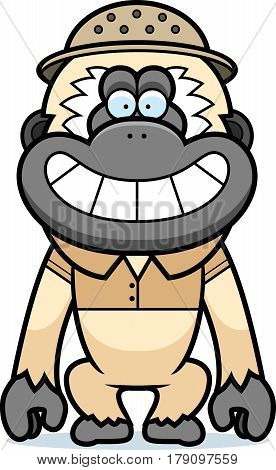 Cartoon Gibbon Safari