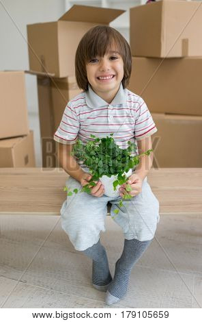 Little Cute Boy Empty Image & Photo (Free Trial) | Bigstock