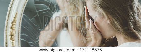 Young Woman Crying