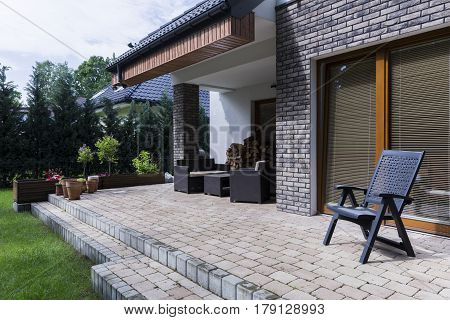 Patio With Chairs And Table