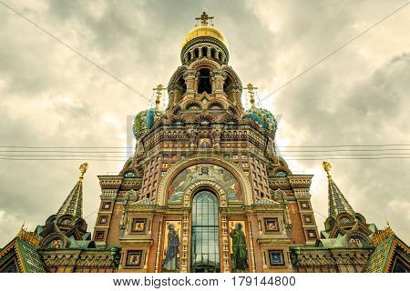 Church of the Savior on Spilled Blood in St. Petersburg, Russia