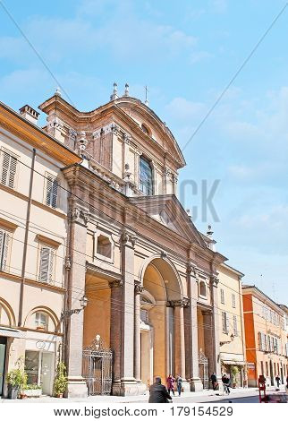 The Church Of Sant Antonio Abate In Parma