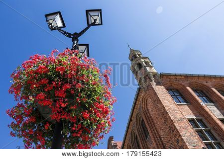 Sights of Poland. Old Town in Torun on The World Heritage List. Torun - place of birth Nicolaus Copernicus.