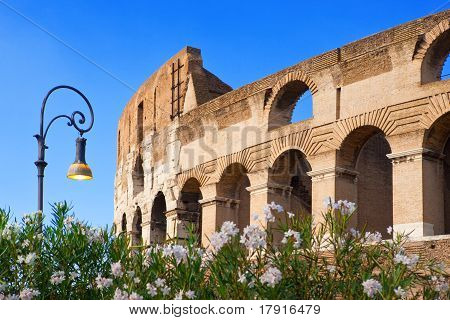 Italien. Rom. Den gamle Collosseo