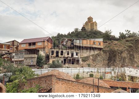 Church On The Mountain, Tbilisi, Georgia.
