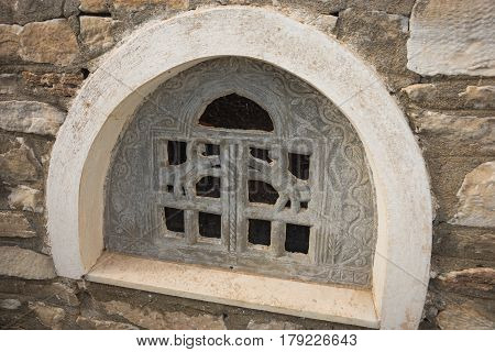 Details Of Church At  Side Of Road Near Isternia