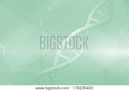 Image of the helix shape of a dna 3d
