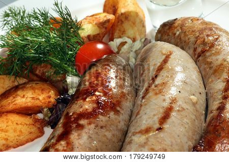 Kupaty With Potatoes