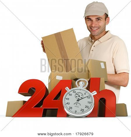 ร่อซู้ลที่ส่งพัสดุกับ 24 ชั่วโมงและเป็นโครโนมิเตอร์