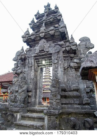 Hindu Temple On Lembongan Island