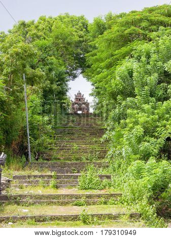 Hindu Temple On Lembongan Island