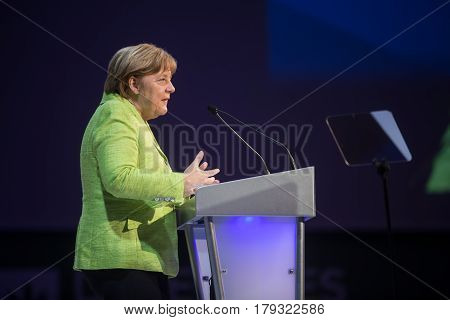 Chancellor Of  Federal Republic Of Germany Angela Merkel