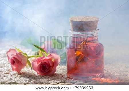 Rose attar for Spa of procedures from natural ingredients