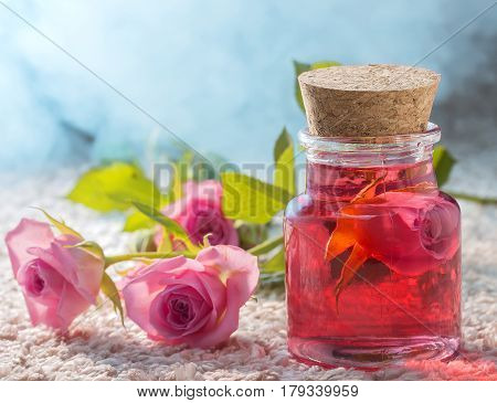 Rose attar for Spa of procedures from natural ingredients