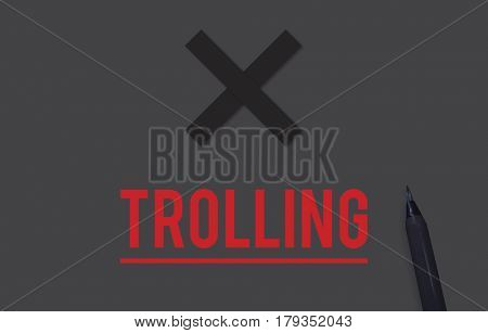Cyber Bullying Abasement Harassment Trolling