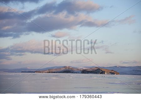 Ogoi Island, Lake Baikal, Winter Landscape