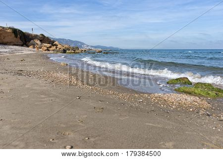 The Mediterranean Coast A Sunny Day In Alcocebre