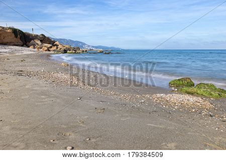 The Mediterranean Coast A Sunny Day In Alcocebre