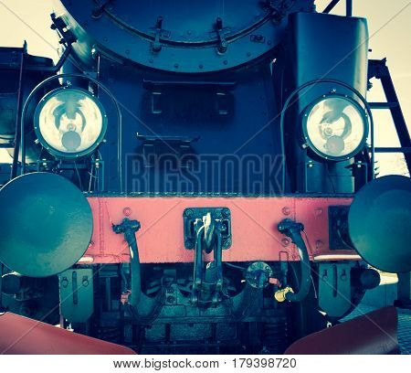Details Of Polish Steam Locomotive.