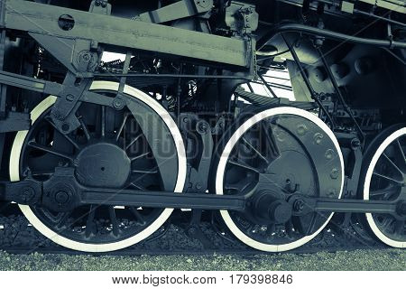 Details Of Polish Steam Locomotive.