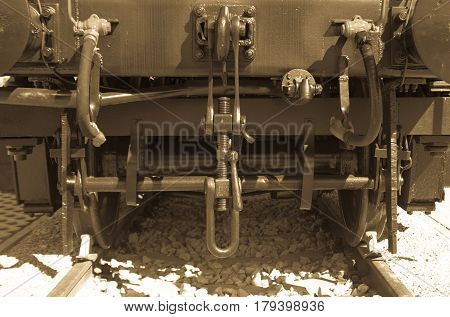 Details Of Polish Steam Locomotive.