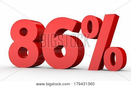 Eighty Six Percent Off. Discount 86 %.