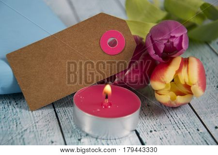 a colourful spring background with beauitiful tulips