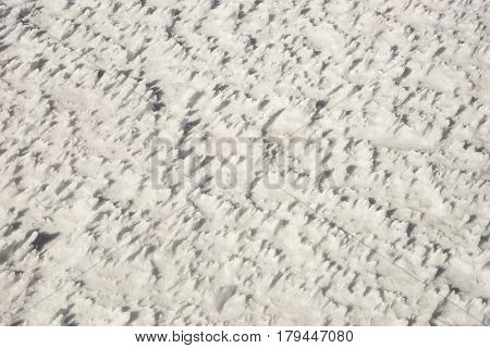Sunny Snowy Weather On Mount Parnassos, Central Greece