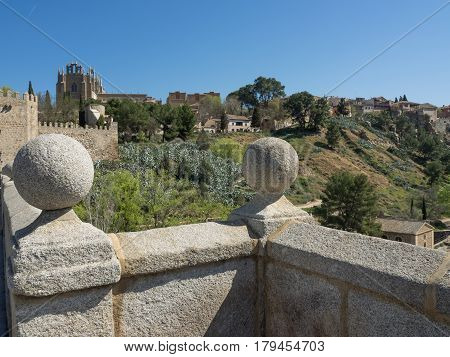 the old City of toledo in spain