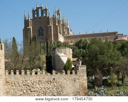 the old City of toledo in spain